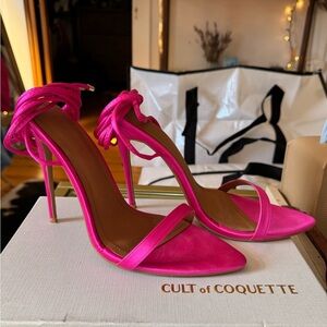 Cult of Coquette Fuchsia Heels